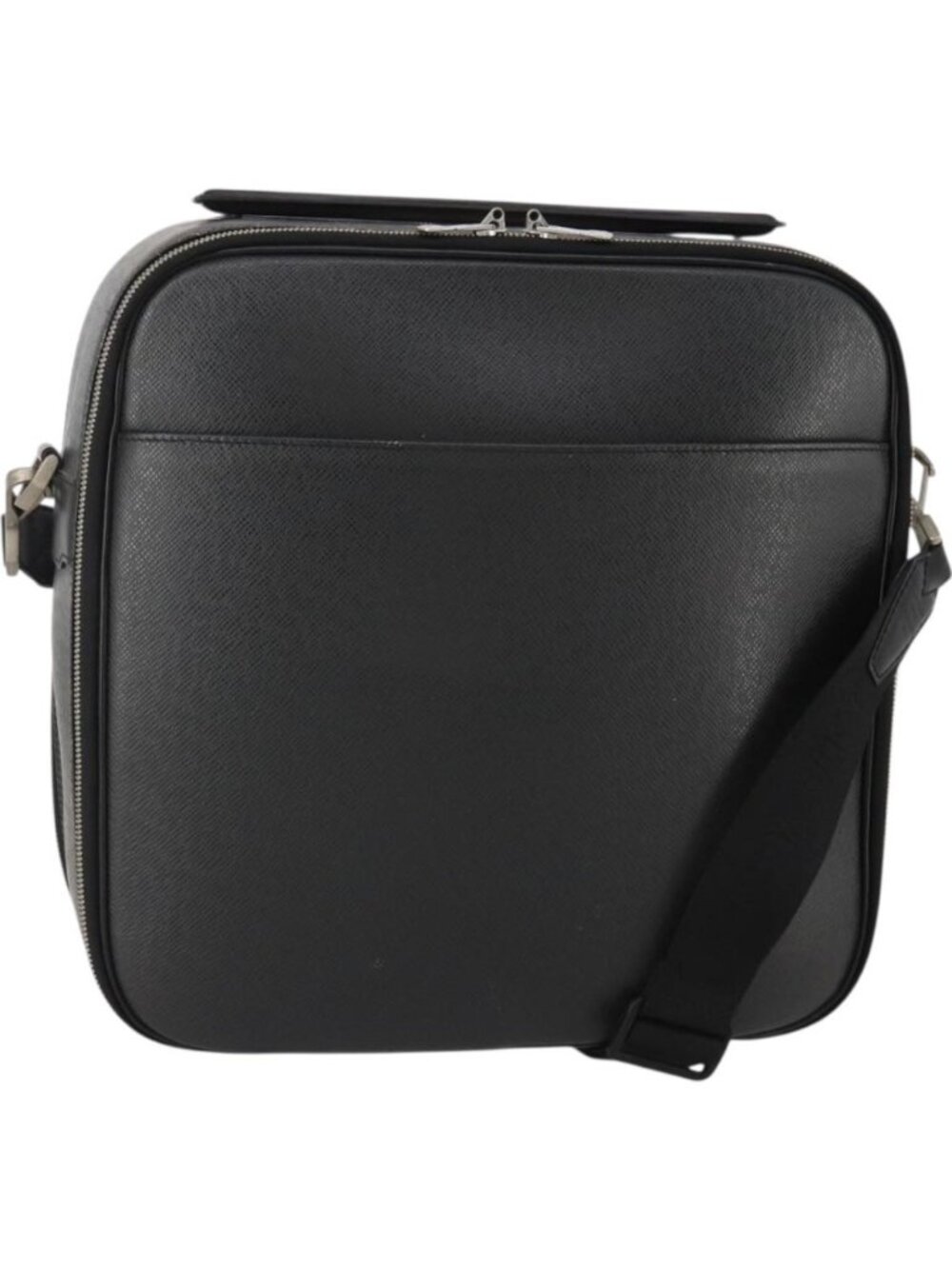 LOUIS VUITTON Taiga Tula Shoulder Bag Black M30762